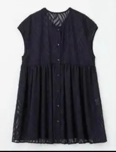 しまむら　陽さんilsolore ペプラムブラウス Lサイズ　黒