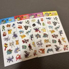 m*止様 韓国限定　夜に光る！　韓国正規品　ポケモン ステッカー 4枚セット