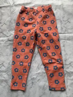 マーキーズ　花柄オレンジ長ズボン 100サイズ