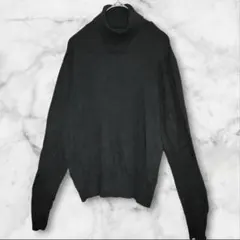 H&M エイチ・アンド・エム 黒 タートルネック セーター 長袖 カジュアル M