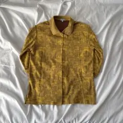 Venticello　ヴィンテージ 柄　個性的 シャツ レトロ