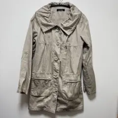 EAST BOY ベージュ トレンチコート　M 秋冬