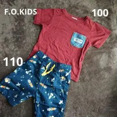 Tシャツ100 ハーフパンツ110