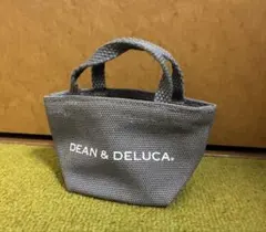 DEAN & DELUCA グレー ミニトートバッグ