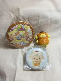 ポムポムプリン 缶バッジ・ガチャガチャセット