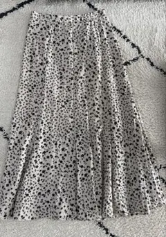 【美品】COCODEALフレアロングスカート