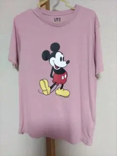 UT ミッキーマウス Tシャツ M ピンク UNIQLO ユニクロ