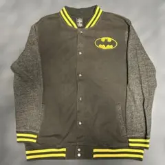 00s 90s バットマン スナップボタン スウェットカーディガン スタジャン