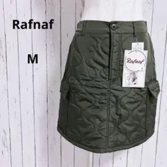 しまむら☆新品・未使用♡カーゴスカート　キルティング　中綿　ミニ丈　M　緑系