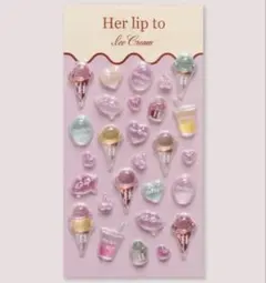 Herlipto アイスクリーム ストラップ ノベルティシールセット Herlipto アイスクリーム ストラップ ノベルティシールセット - メルカリ