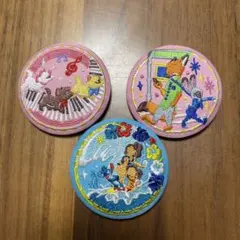 Disney Characters 刺繍缶バッジビスケット2 缶バッチ