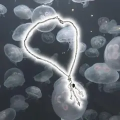 ハンドメイドネックレス ボタン ウィッシュコア ダークコア y2k グランジ