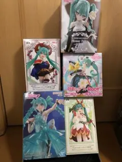 初音ミク　フィギュア5体セット