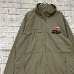 コロンビア　スイングトップ　ベージュL ロゴ刺繍アウトドア0217