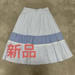 新品❤️半額以下❣️綿入りサマー膝丈スカートのサムネイル