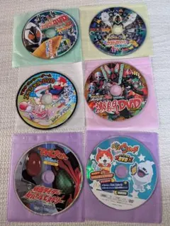 仮面ライダー マリオ 妖怪ウォッチ DVD 6枚セット