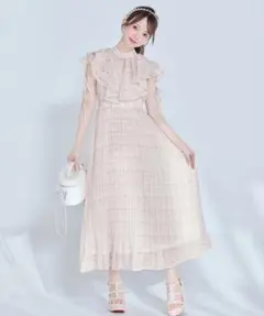 ミシェルマカロン ケープリボンワンピース フリーサイズ - メルカリ