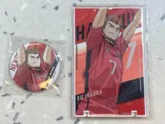 劇場ハイキュー!! 　缶バッジ + アートパネル セット　犬岡走　音駒