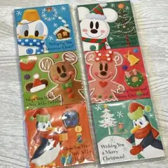 【未使用】2011年　クリスマス限定　東京ディズニーランド　ミニメモ帳セット
