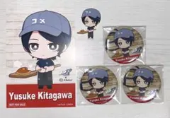 ペルソナ　喜多川祐介　アールベイカーコラボ　缶バッジ　ポストカード　ステッカー