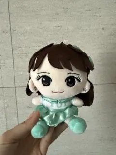 ミントグリーンのぬいぐるみ FRUITSZIPPER 櫻井優衣