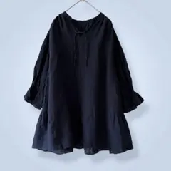 23区×リベコ 24SS ティアード ブラウス　チュニック リネン