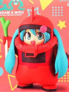 【未開封】ガンダム45周年 x 初音ミク シャアザクぐるみ 初音ミクver