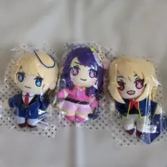 推しの子 ぬいぐるみ マスコット 3種セット　星野アイ　ルビー　アクアのサムネイル