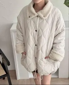 お値下げ！apres jour clair 裏ボアキルティングジャケットXL