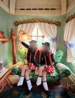 ディズニーミニーマフラーキャップ