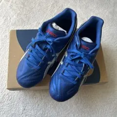asics 青 サッカー スパイク