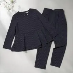 PLSTネイビー セットアップ リボン付きM/L（パンツ） - メルカリ