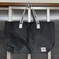 Dickies ブラック トートバッグ　レア品　チャック付き