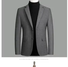 テーラードジャケット メンズ スーツジャケット アウター ウール混 結婚式紳士服