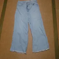 LOWRYS FARM ライトブルー フレアデニム