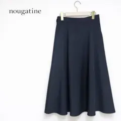 【美品】nougatine ヌガティーヌ フレアスカート 黒 M ポケット付のサムネイル