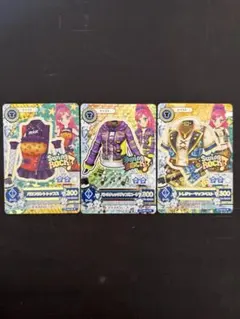 アイカツ！紅林珠璃 トップスカード 3枚セット Swing ROCK