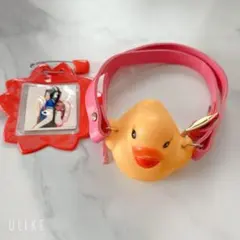 口枷屋モイラ アヒル口枷 piyoco ピンク ネームバッジ