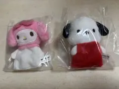 パペットキーホルダー マイメロディ ポチャッコ