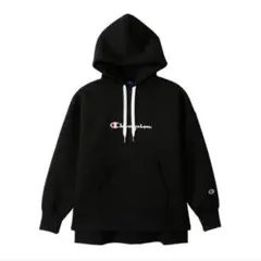 高品質 定価10000円 特別デザイン Champion パーカー ブラックMのサムネイル