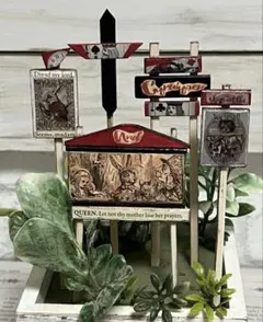 handmadeピック476☆ミニピック3本セット☆多肉植物 - メルカリ