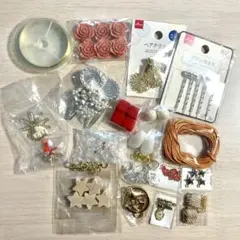 ハンドメイド アクセサリー素材 パーツセット　まとめ売り
