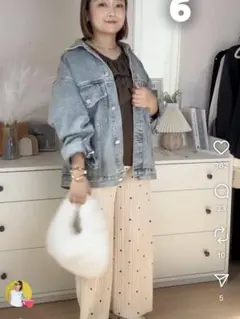 プリーツパンツ ワイドパンツ