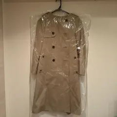 【クリーニング済】IENA ベージュ トレンチコート ダブルブレスト