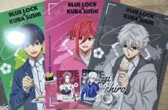 ブルーロック くら寿司 クリアファイル マスキングテープ セット