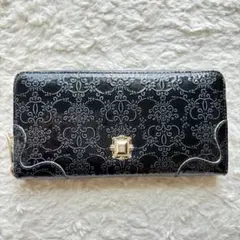 ANNA SUI（アナスイ） ルーミー ラウンドファスナー長財布（ネイビー）のサムネイル