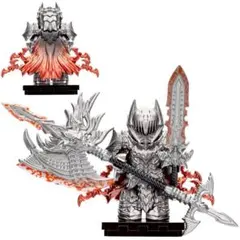 新作 レゴ互換 ミニフィグ 鎧 武器付き C