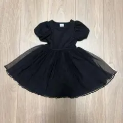 ミラーベイ　バースデイ　チュールワンピース　黒のサムネイル