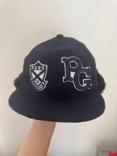パーリーゲイツ　PG89 ファー付きキャップ 紺