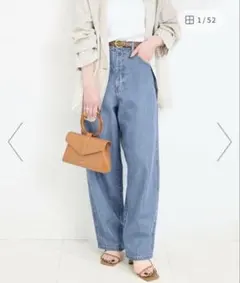 DU JOUR ハイウエストデニムパンツのサムネイル
